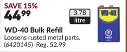 Princess Auto WD-40 Bulk Refill offer