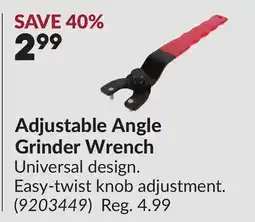 Princess Auto Adjustable Angle Grinder Wrench offer