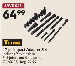Princess Auto 17 pc Impact Adapter Set offer