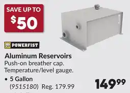 Princess Auto Aluminum Reservoirs offer