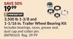 Princess Auto 3,500 lb 1-3/8 and 1-1/16 in. Trailer Wheel Bearing Kit offer