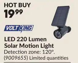 Princess Auto LED 220 Lumen Solar Motion Light offer