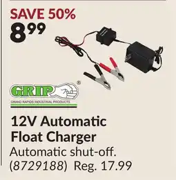 Princess Auto 12V Automatic Float Charger offer