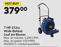 Princess Auto 7 HP 212cc Walk-Behind Leaf Jet Blower offer