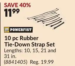 Princess Auto 10 pc Rubber Tie-Down Strap Set offer