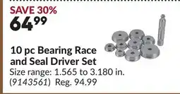 Princess Auto 10 pc Bearing Race and Seal Driver Set offer