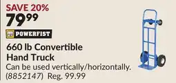 Princess Auto 660 lb Convertible Hand Truck offer
