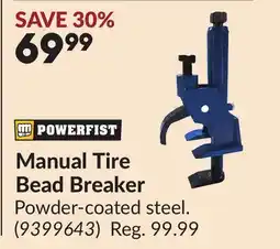 Princess Auto Manual Tire Bead Breaker offer