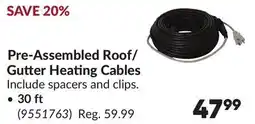 Princess Auto Pre-Assembled Roof/Gutter Heating Cables offer