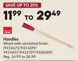 Princess Auto Handles offer