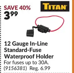 Princess Auto 12 Gauge In-Line Standard-Fuse Waterproof Holder offer