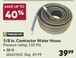 Princess Auto 5/8 in. Contractor Water Hoses offer