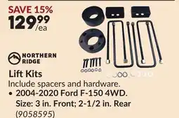 Princess Auto Lift Kits offer