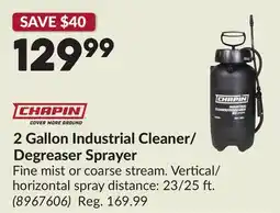 Princess Auto 2 Gallon Industrial Cleaner/Degreaser Sprayer offer