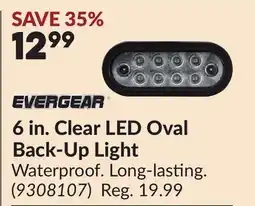 Princess Auto 6 in. Clear LED Oval Back-Up Light offer