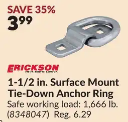 Princess Auto 1-1/2 in. Surface Mount Tie-Down Anchor Ring offer