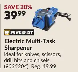 Princess Auto Electric Multi-task Sharpener offer