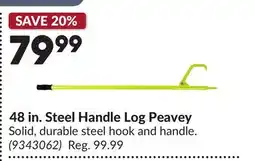 Princess Auto 48 in. Steel Handle Log Peavey offer