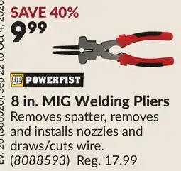 Princess Auto 8 in. MIG Welding Pliers offer