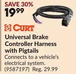 Princess Auto Universal Brake Controller Harness with Pigtails offer