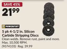 Princess Auto 5 pk 4-1/2 in. Silicon Carbide Stripping Discs offer