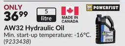 Princess Auto AW32 Hydraulic Oil offer