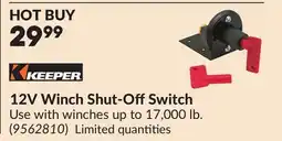 Princess Auto 12V Winch Shut-Off Switch offer