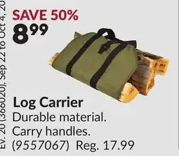 Princess Auto Log Carrier offer