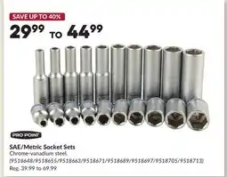 Princess Auto SAE/Metric Socket Sets offer