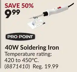 Princess Auto 40W Soldering Iron offer