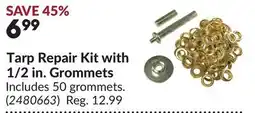 Princess Auto Tarp Repair Kit with 1/2 in. Grommets offer