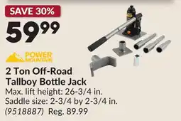 Princess Auto 2 Ton Off-Road Tallboy Bottle Jack offer