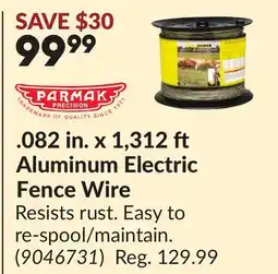 Princess Auto 082 in. x 1,312 Aluminum Electric Fence Wire offer