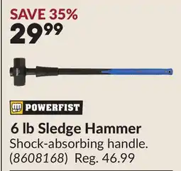 Princess Auto 6 lb Sledge Hammer offer