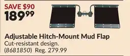 Princess Auto Adjustable Hitch-Mount Mud Flap offer