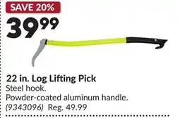 Princess Auto 22 in. Log Lifting Pick offer