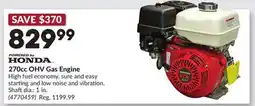 Princess Auto HONDA 270cc OHV Gas Engine offer