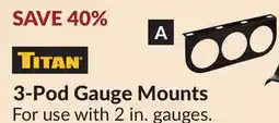 Princess Auto TITAN 3-Pod Gauge Mounts offer