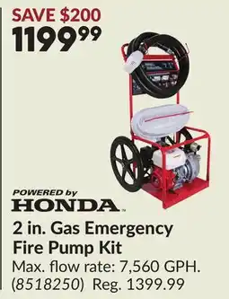 Princess Auto 2 in. Gas Emergency Fire Pump Kit offer