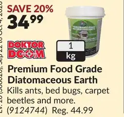 Princess Auto Premium Food Grade Diatomaceous Earth offer