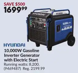 Princess Auto 10,000W Gasoline Inverter Generator with Electric Start offer