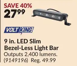 Princess Auto 9 in. LED Slim Bezel-Less Light Bar offer