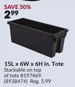 Princess Auto 15L x 6W x 6H in. Tote offer