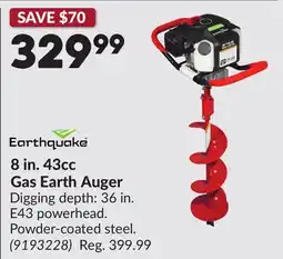 Princess Auto Earthquake 8 in. 43cc Gas Earth Auger offer