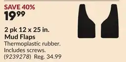 Princess Auto 2 pk 12 x 25 in. Mud Flaps offer