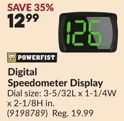 Princess Auto Digital Speedometer Display offer