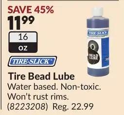 Princess Auto Tire Bead Lube offer
