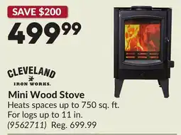 Princess Auto Mini Wood Stove offer