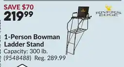 Princess Auto 1-Person Bowman Ladder Stand offer
