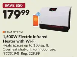 Princess Auto 1,500W Electric Infrared Heater with Wi-Fi offer